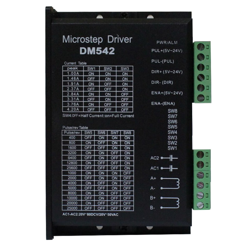 DSP數字式57 86步進電機驅動器 128細分替代M542/2M542 DM542標準版 高壓版