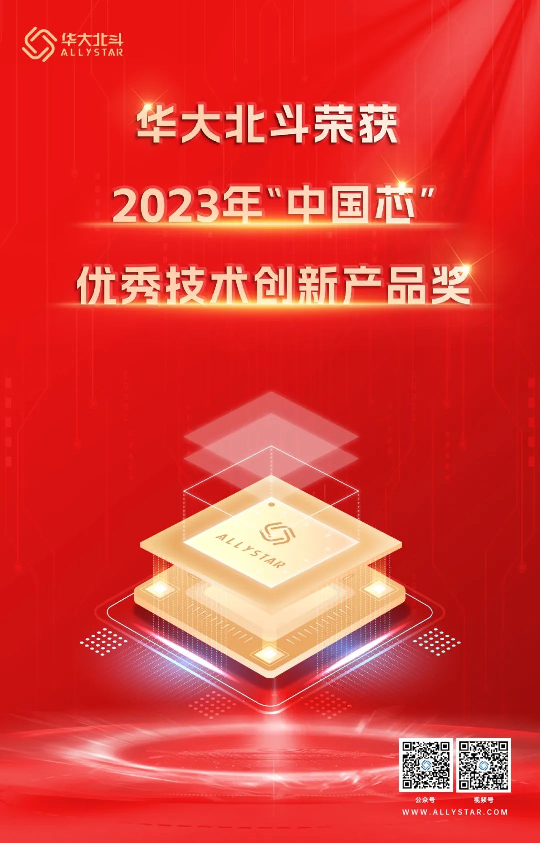 閃耀“中國芯” 華大北斗榮獲2023年“中國芯”優(yōu)秀技術(shù)創(chuàng)新產(chǎn)品獎(圖2) 圖片